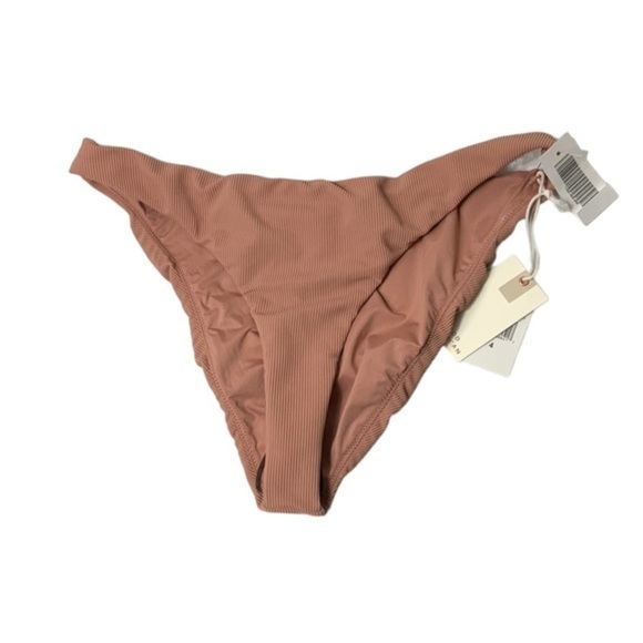 Good American ribbed better bikini cheeky bottoms nude 4 NWT - Picture 2 of 7